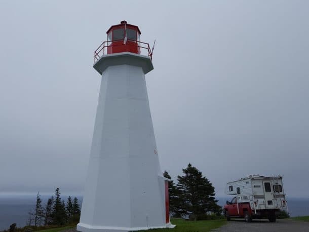 #274 - Denise BarberLight house on Cape George, Nova Scotia2011 Chevy 25002006 Lance 815Camera Used - Samsung Galaxy 6While at Cape George, I met a couple in a Class A from Germany.  They arrived in South America 3.5 years ago and have been traveling the Americas.  I extended an invitation for free parking at my property if they end up in my area (they did look up my town on the map).  I may have some international dry camping guests in my future.