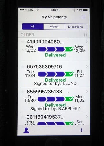 FedEx-Package-Status Mobile App