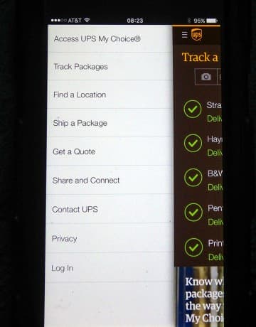 Mail-Smart-Phone-UPS-Navigation-Screen