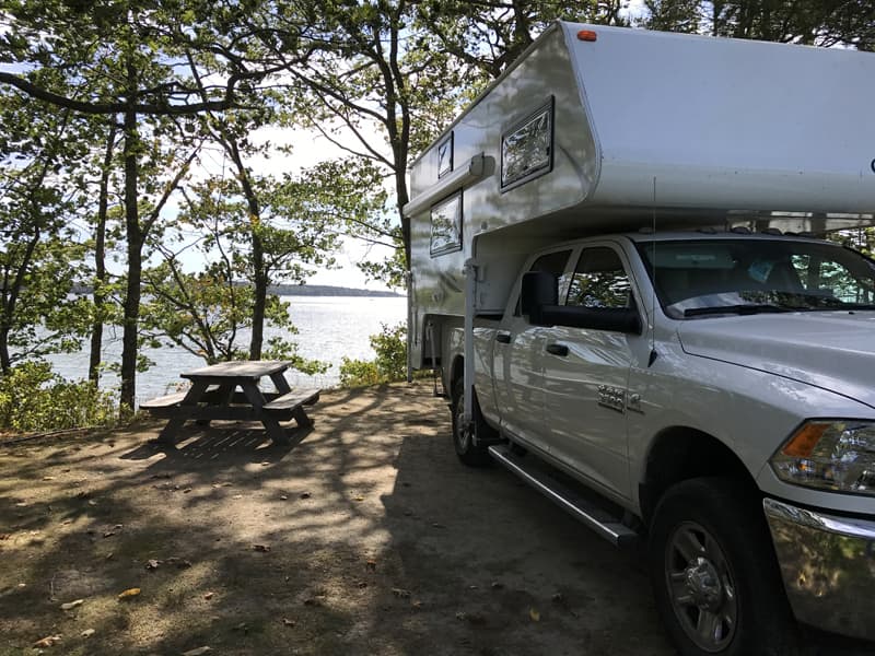 Campsite in Coastal Maine