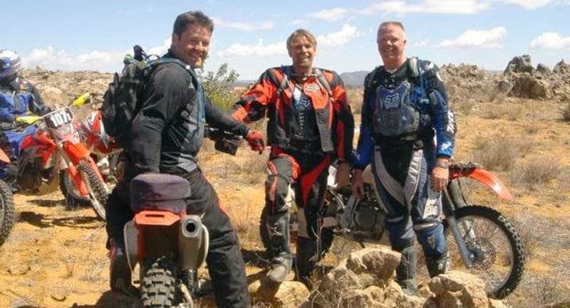 Mark Hellwig trail riding desert