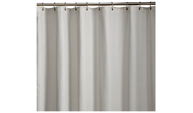 Microfiber shower curtain