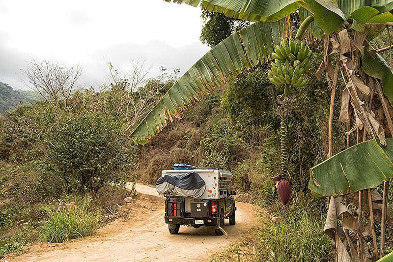 Close to Highway 200 at the coast Puerto Escondido, Mexico