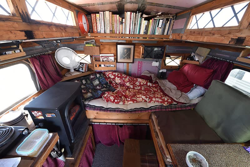 Inside camper photo