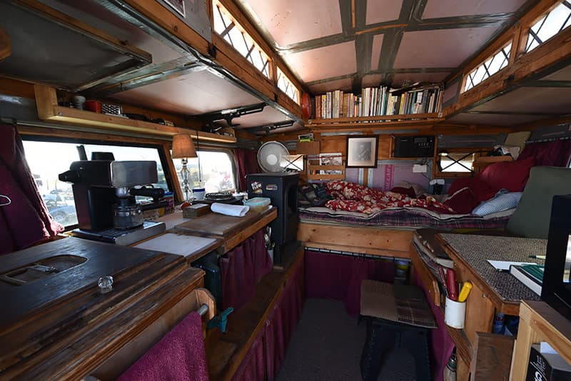 Inside Tiny Camper