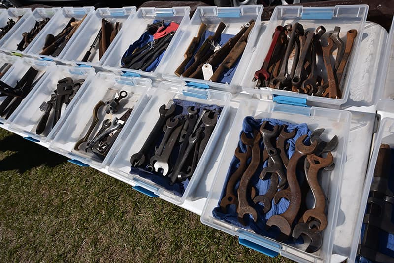 Tools for sale at Florida Flywheelers Antique Show