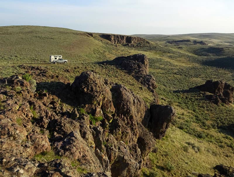 Middle of nowhere camping