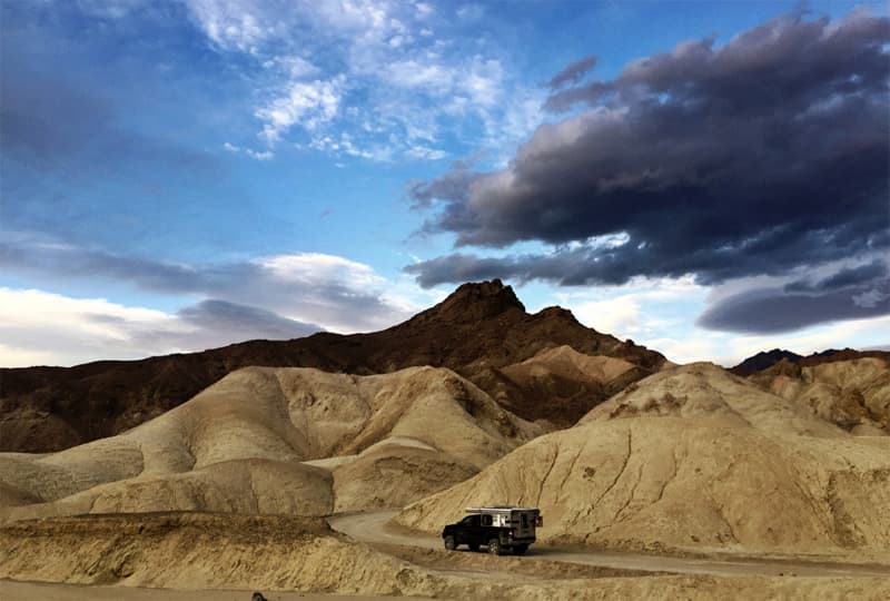 Mojave Desert Driving Four Wheel Camper