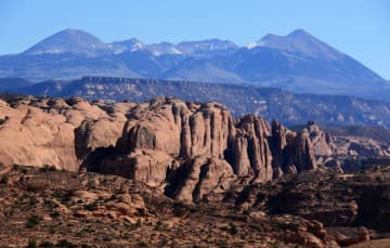 Monti La Sal Mountains near Moab