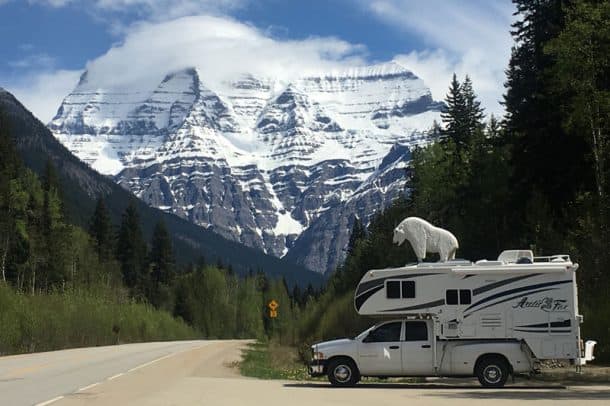 #177 - Angela KlingerMount Robson Provincial Park, British Columbia2004 Dodge Ram 35002017 Arctic Fox 1140Camera Used - iPhone 6This photo was taken at Mount Robson Provincial Park on Route 16, Yellow Head Highway in British Columbia, Canada.