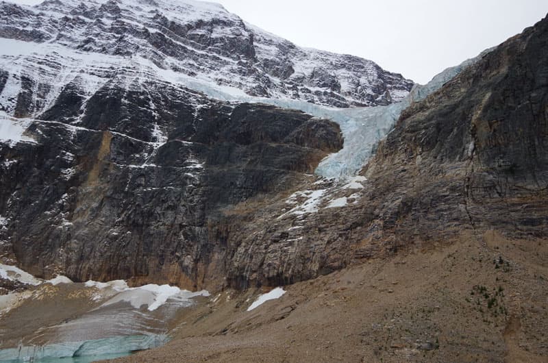 Mt Edith Cavell glacier