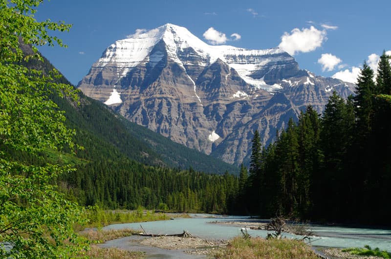 Mt Robson, highest point in the Canadian Rockies