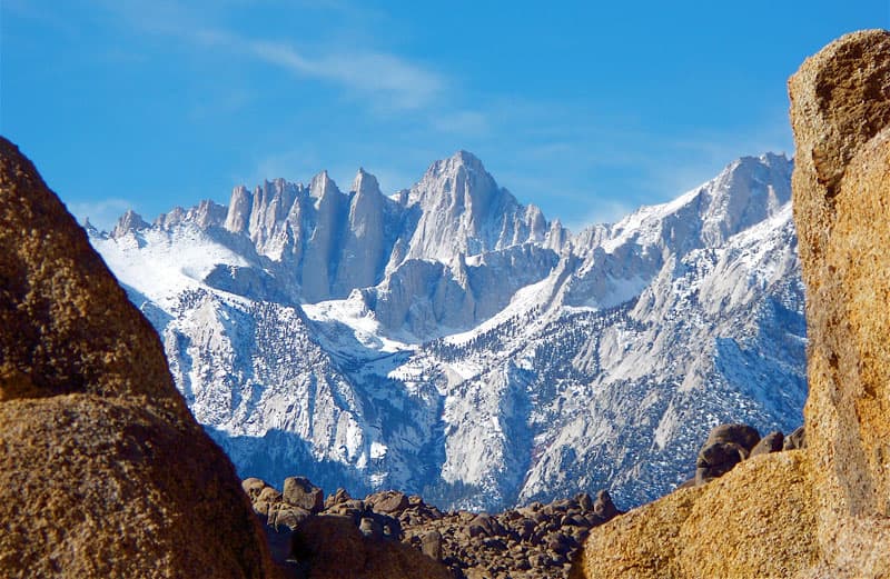 Mt Whitney, California tallest mountain