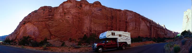 Navajo Sandstone Walls along Burr Trail