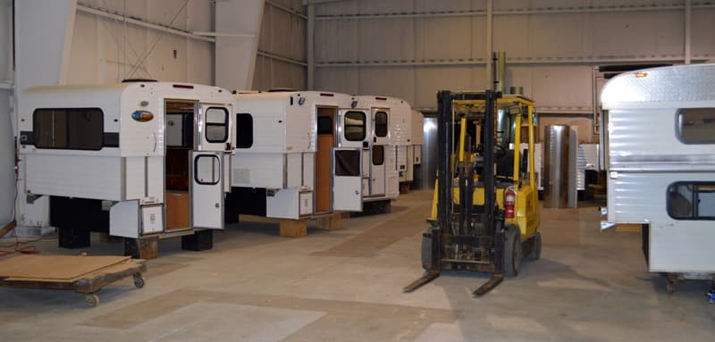 New Alaskan Campers Ready for Owners