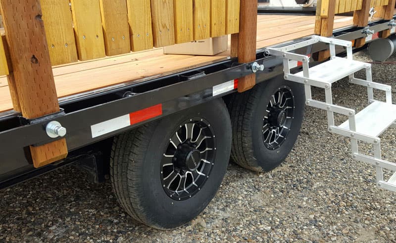 Upgraded Wheels and Tires PJ Gooseneck Trailer