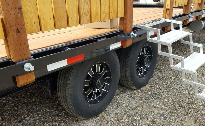 Upgraded Wheels and Tires PJ Gooseneck Trailer