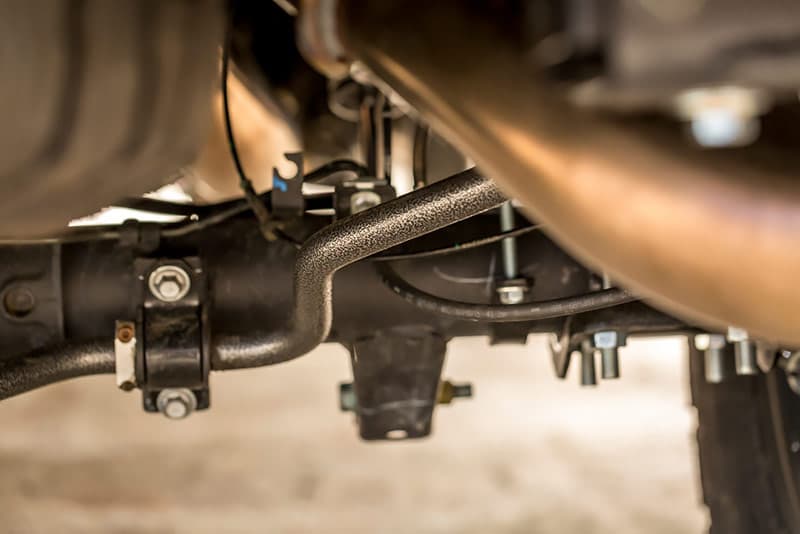 Hellwig Big Wig sway bar on Nissan Titan