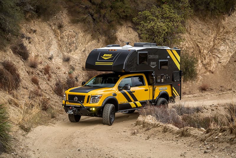 Nissan Titan off-road truck camper