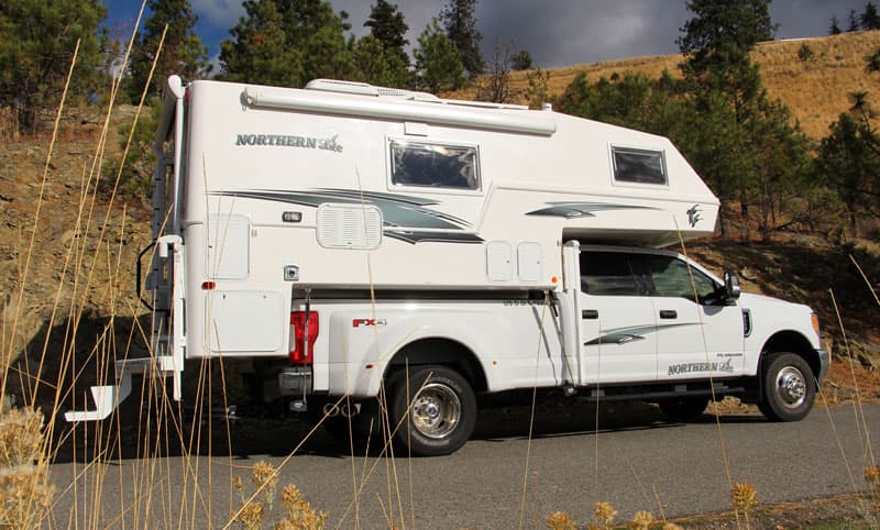 Northern Lite 10-2 EX Dry Bath camper on truck