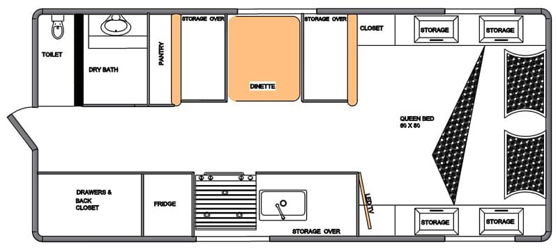 Northern Lite 10-2 EX Dry Bath floor plan