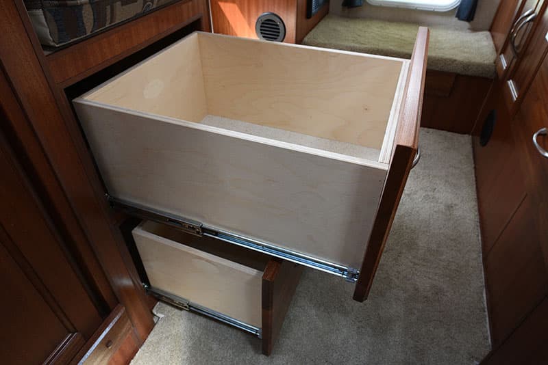 Northern Lite 8-11 EX dinette lower drawers