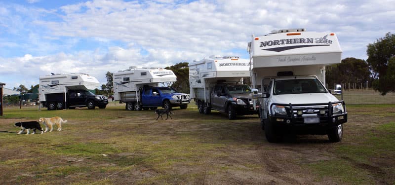 Northern Lite camper gathering in Australia