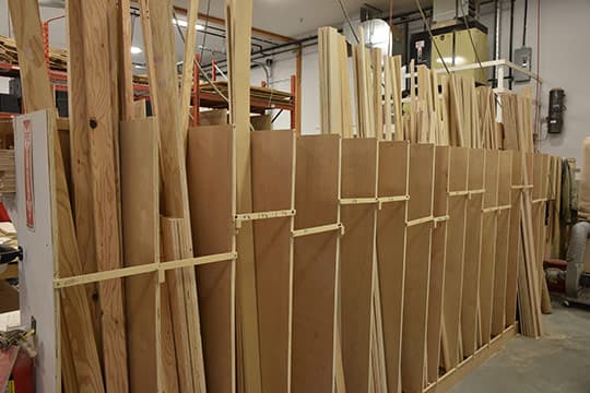 Factory Cut Wood Ready For Assembly