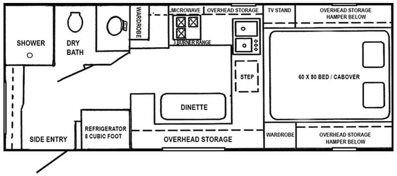 Northstar 12STC Floor Plan 800