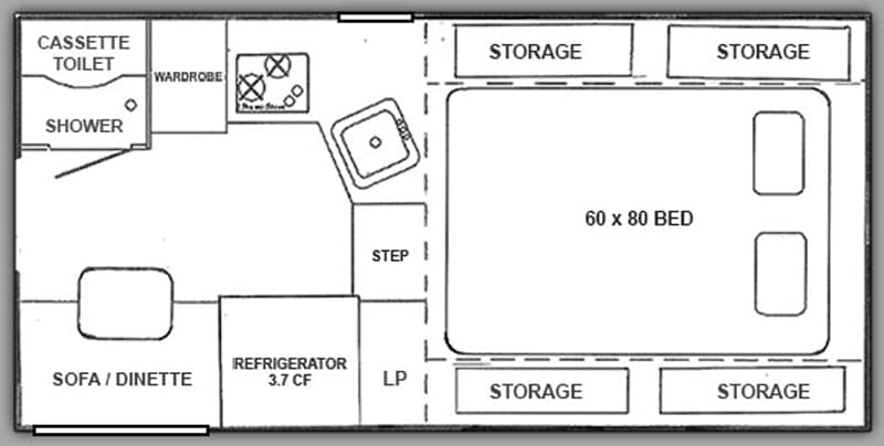 Northstar 650SC floor plan