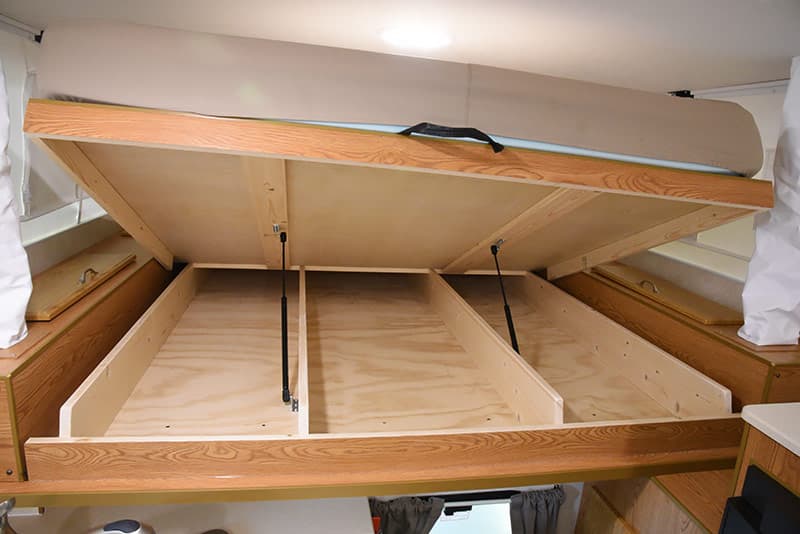 Northstar 650SC underbed storage in cabover