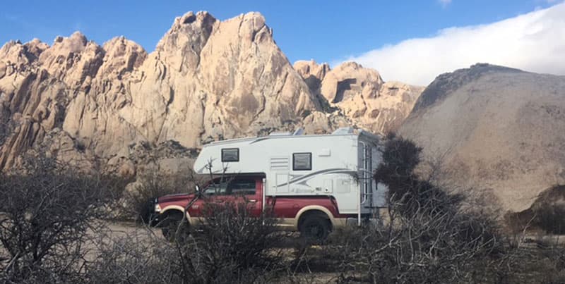 Picking up dust in Mohave National Preserve