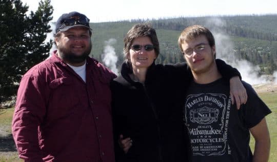 two-track-road-yellowstone-family