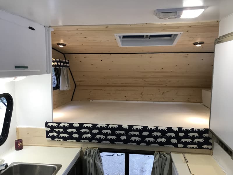 Okanagan Camper Bed Area Close Up