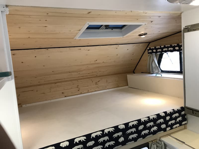 Okanagan Camper New Bed Area 2