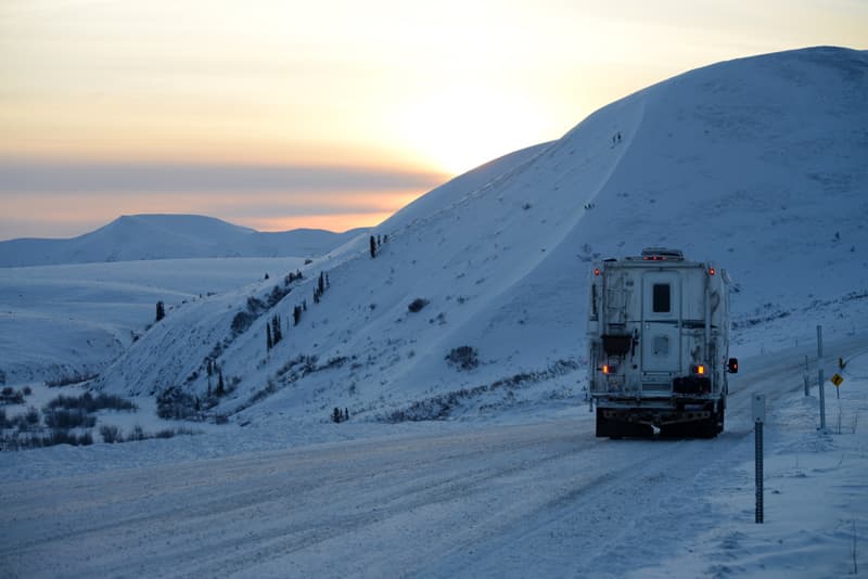 On the way back on Dempster Highway