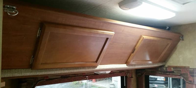 Overhead Bunk in Lance Camper