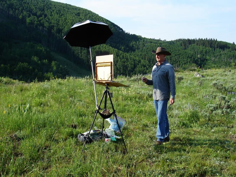 Painting Near Crested Butte