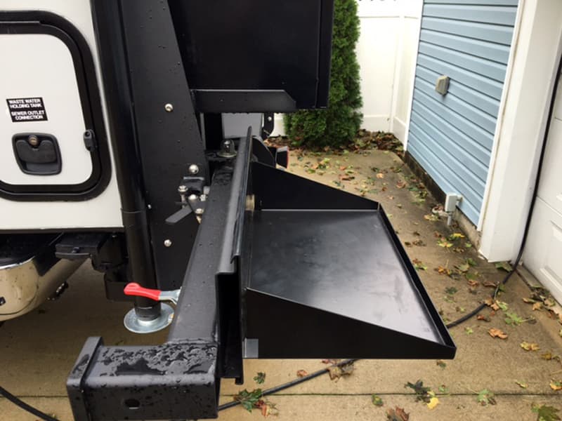 Camper online grill mount