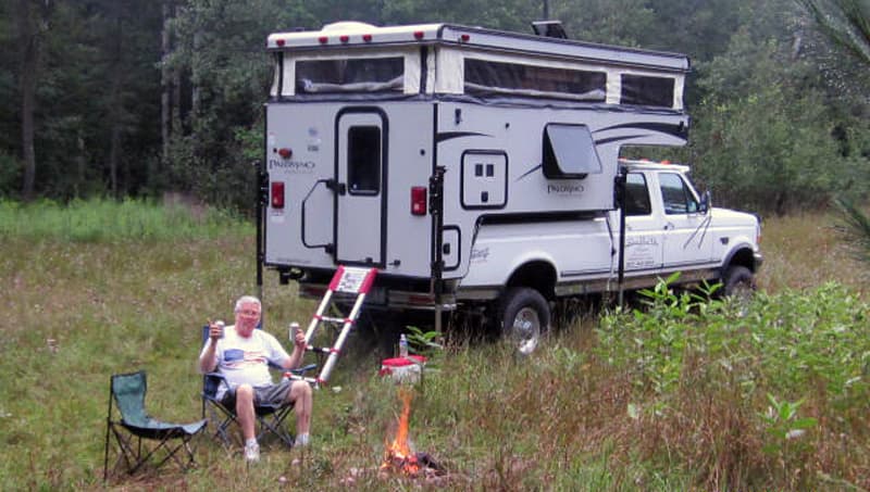 Palomino Pop-Up camper, Daryl Davis