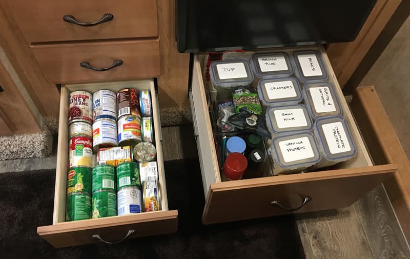 Food storage drawer