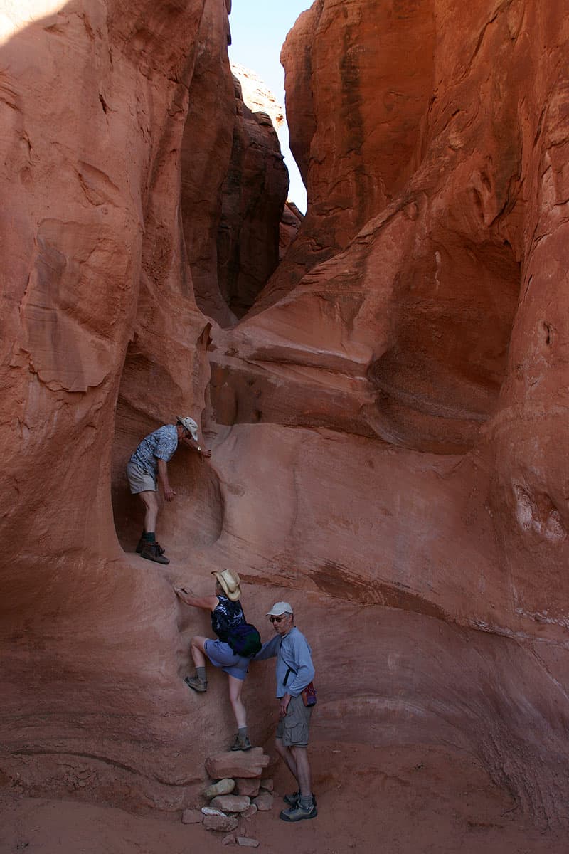 Peek-a-boo Slot Canyon Off Hole in the Rock Road