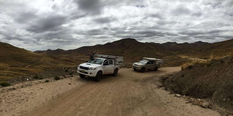 Two Four Wheel Campers in Peru