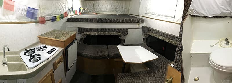 Inside of a Phoenix Custom Camper