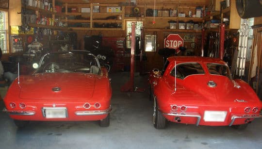 Corvettes-garage