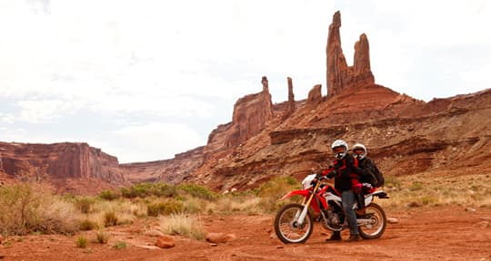 world-ready-rig-White-Rim-Trail-motorcycle-ahead