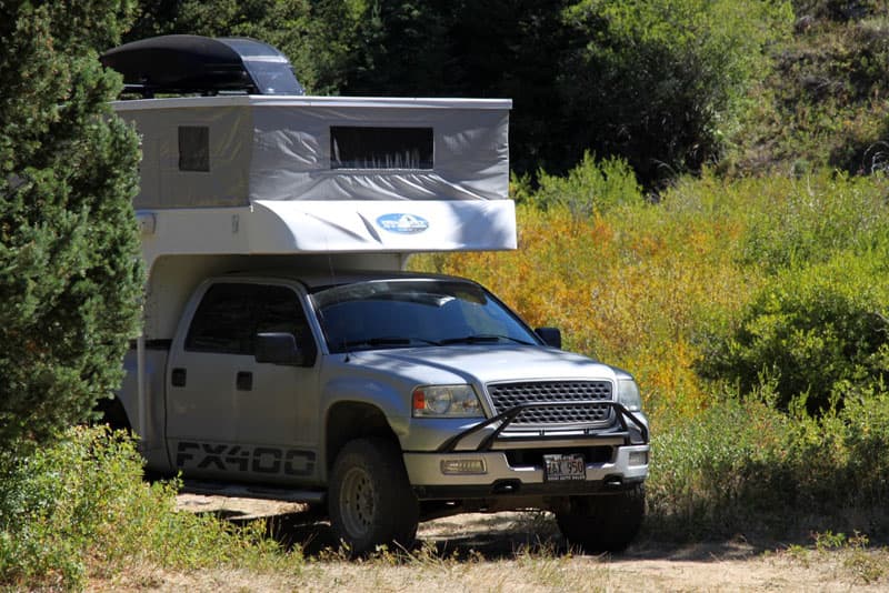 Ford FX400 with truck camper