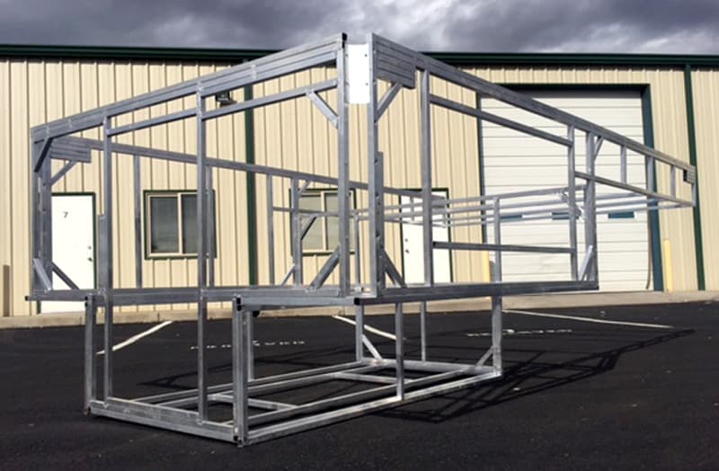 Phoenix double welded aluminum frame structure