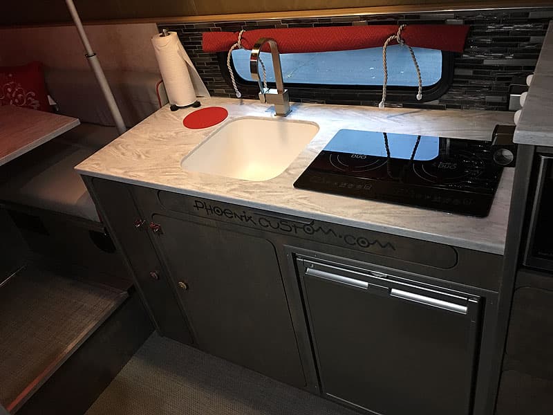 Yodel faucet and Hanex countertops