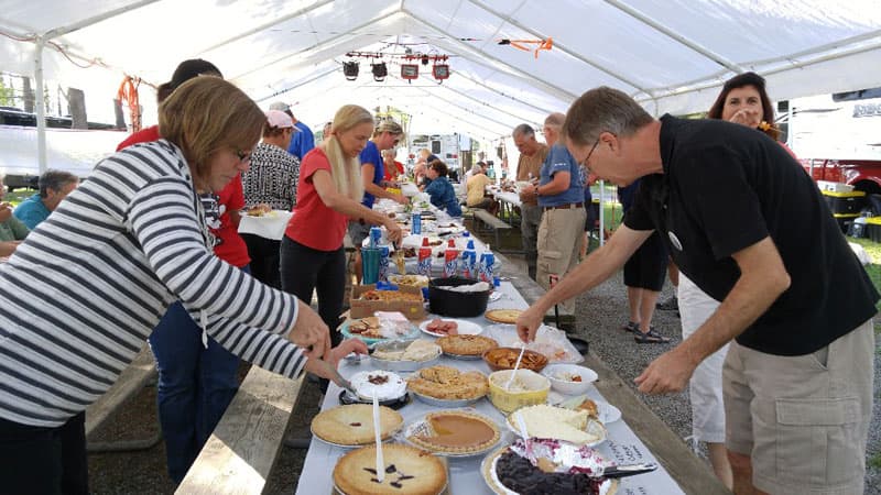 Pie Night at Lake George Rally